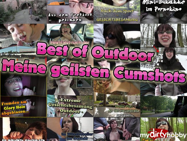 Best of Outdoor - Meine geilsten Cumshots (36 Clips)