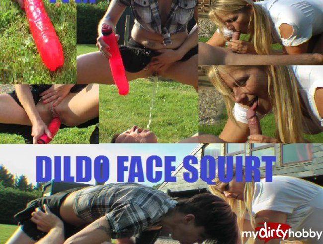 FFM Dildo Face Squirt