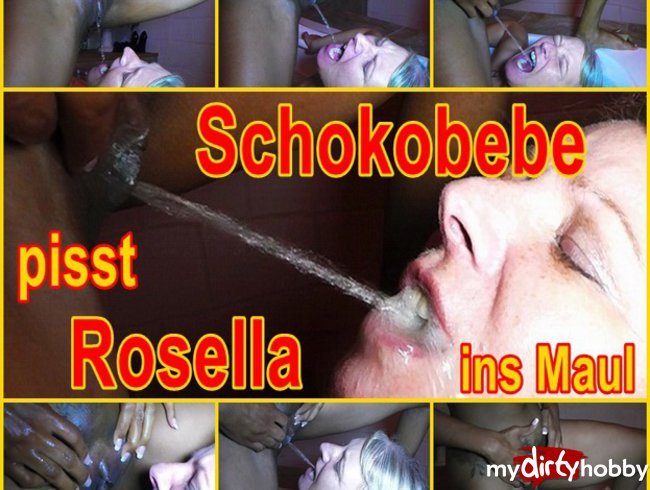 Rosella trinkt Schokobebe`s Pisse
