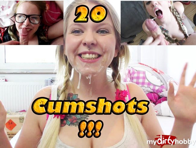 20 Cumshot's!!! der Jahresrückspritz