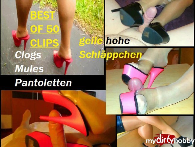 Pantoletten High Heels - Best of 50 Videos