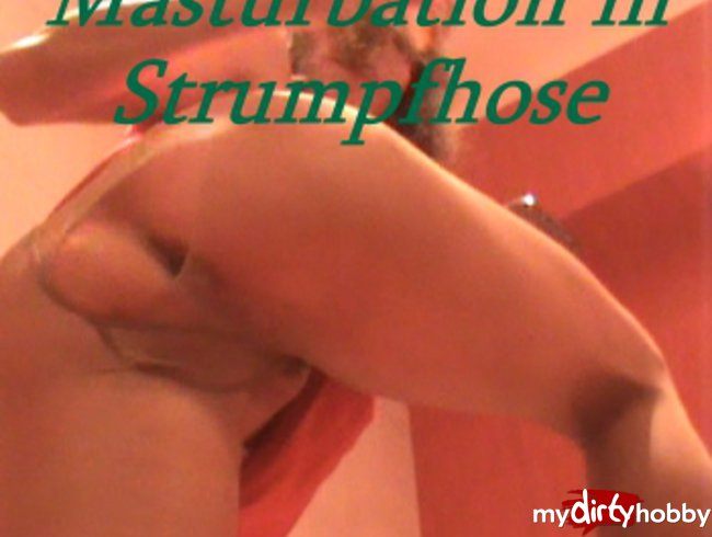 Masturbation in Strumpfhose