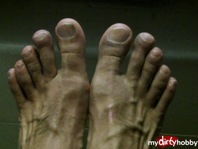 close up feet