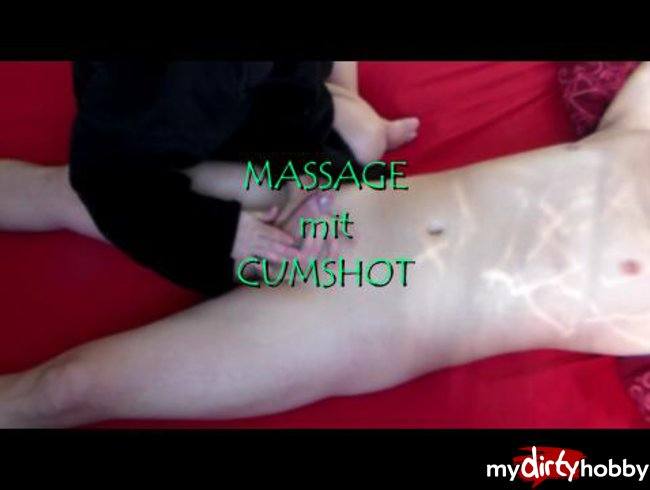Intensiv Massage mit Cumshot