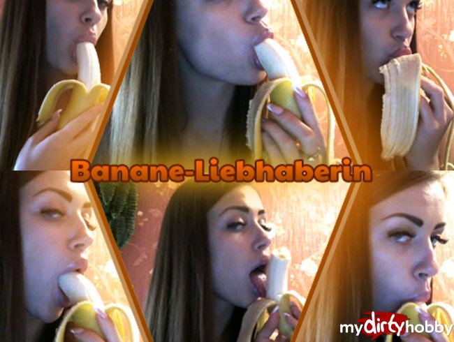 Banane-Liebhaberin