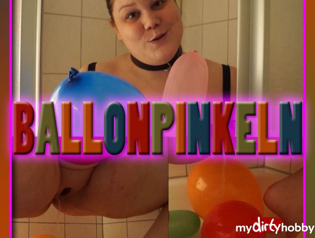° BALLONPINKELN ° - molliges Weib und pralle Ballons