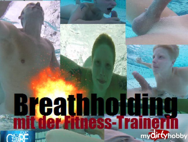 Breathholding mit der Fitness-Trainerin