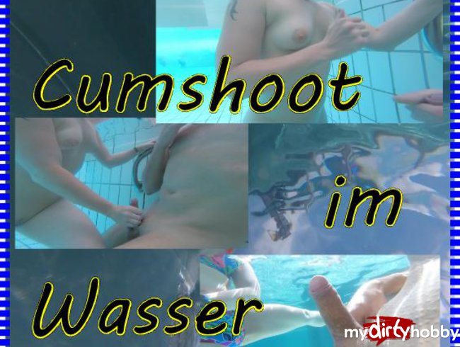 Cumshoot im Wasser