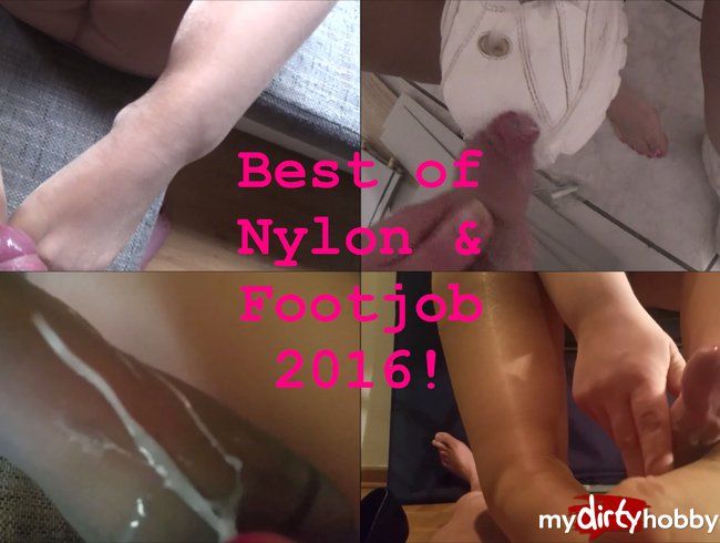 Best of Nylon und Footjob 2016!