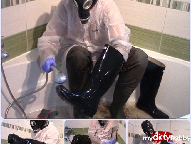 Friday morning in rubber, part one: Waders wash