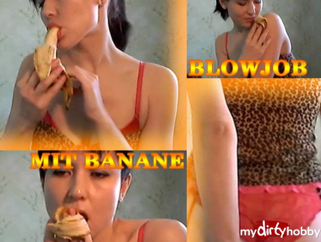 Blowjob mit Banane