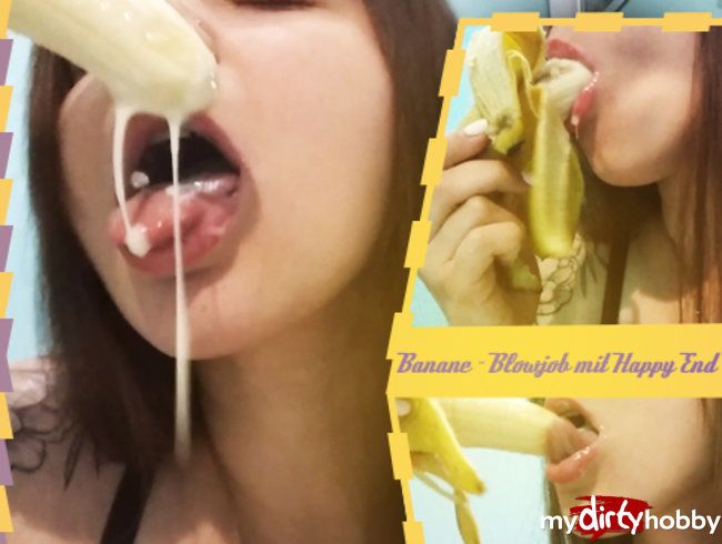 Banane - Blowjob mit Happy End
