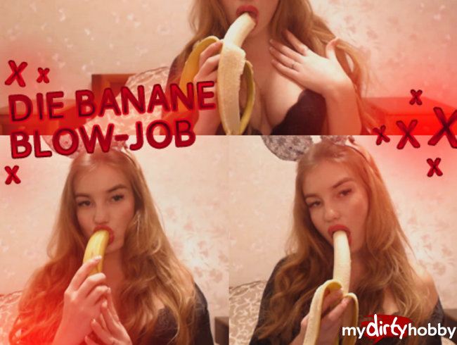 Der Banane-Blow-Job