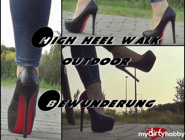 Outdoor High Heels Walking