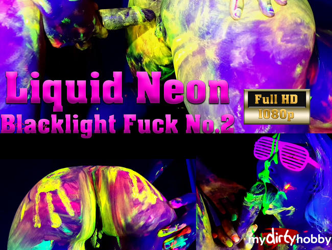 Liquid Neon Fuck - Blacklight Paint & hart gefickt!