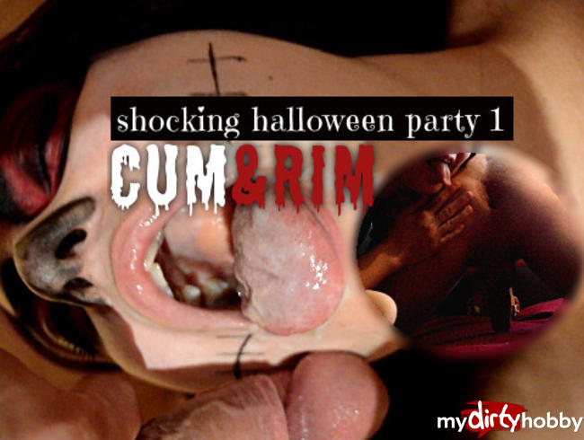 Cum & Rim at Horror Party 1