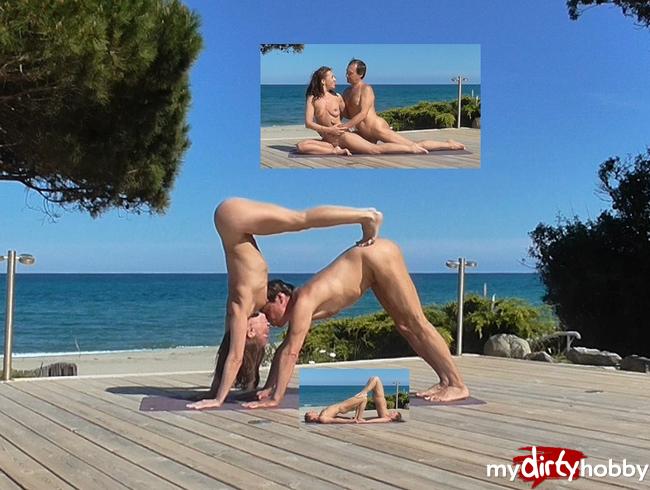 Nackte Yoga zu zweit auf Korsika Teil 5