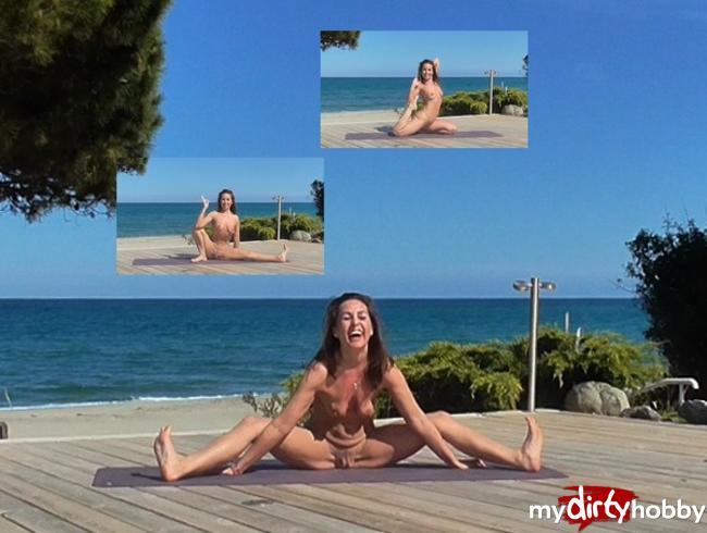 Fotoshooting „Nacktes Yoga Natanuele auf Korsika“ Teil 1