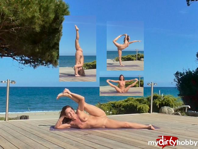 Fotoshooting „Nacktes Yoga Natanuele auf Korsika“ Teil 2